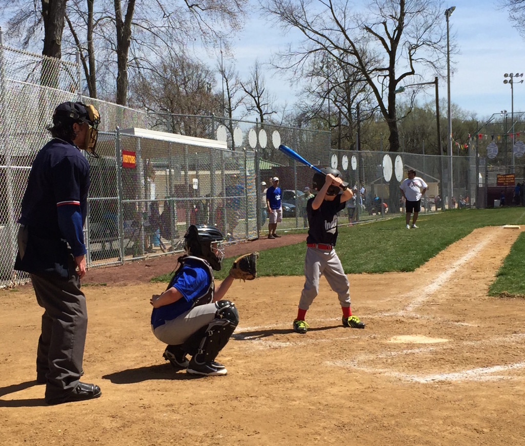 Hugo at bat