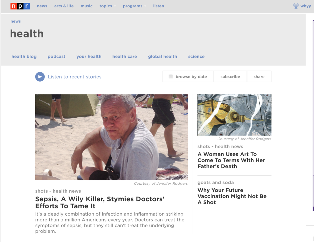 Health Page NPR website May 4, 2015